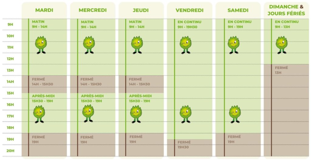 Calendrier Primeur des Halles